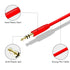 Aux Cable Audio Adapter MP3 Earphone Extension Lead 3.5mm Male - TradeNRG UK